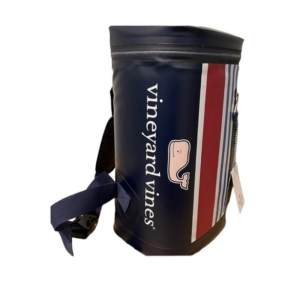 NWOT Limited Edition Vineyard Vines x Target Navy Padded Shoulder Sling Cooler - Picture 9 of 16